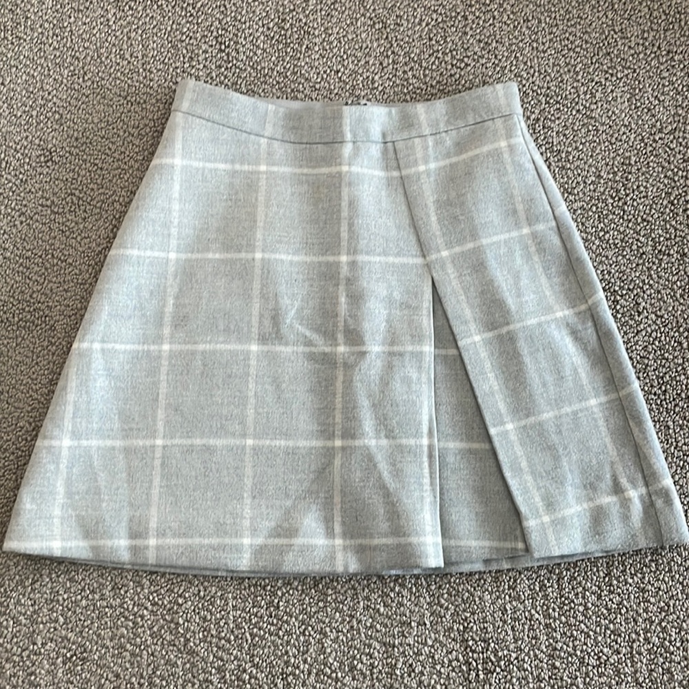 Loft Petite Plaid Skirt